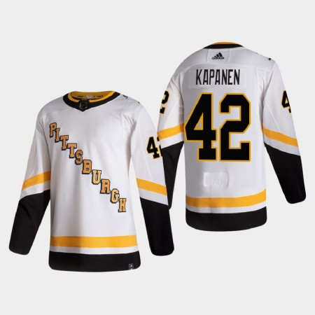 Camisola Pittsburgh Penguins Kasperi Kapanen 42 2020-21 Reverse Retro Authentic - Homem